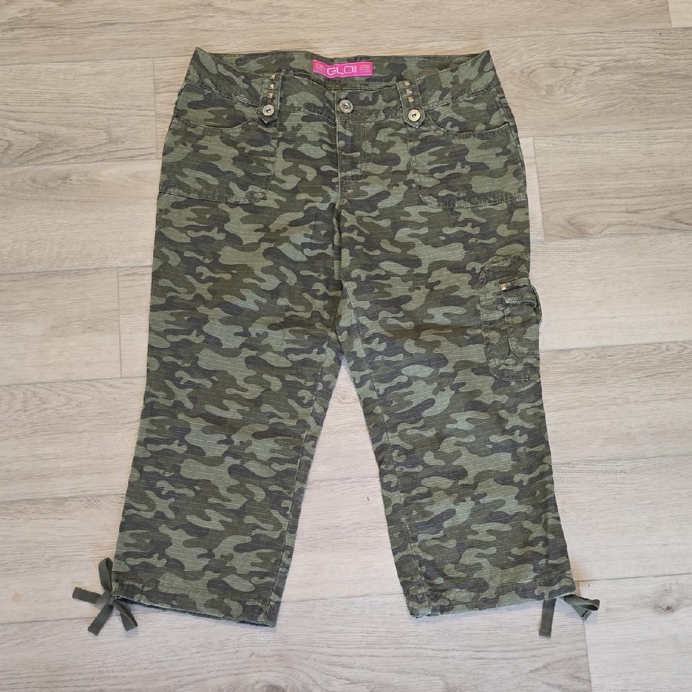Camo Cargo Capris
